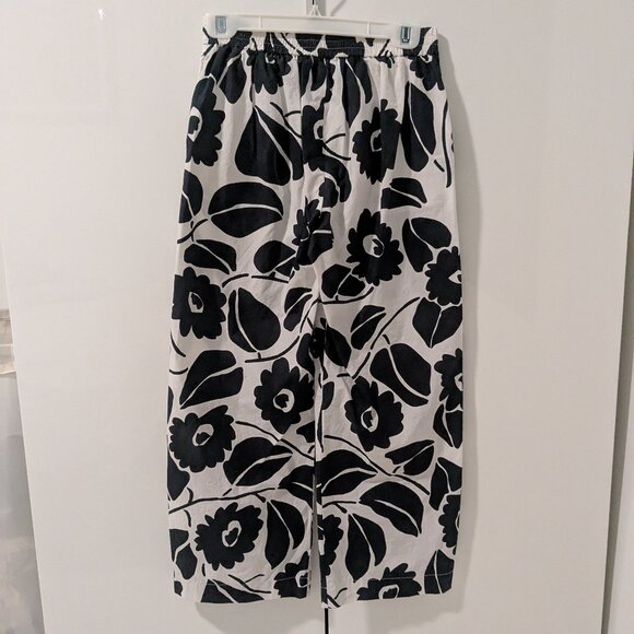 Piazza Sempione Cotton Floral Wide Leg Pants - Picture 1 of 9